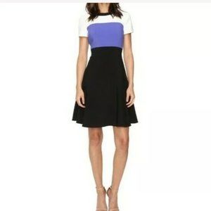 Kate Spade Colorblock Crepe Flip Dress